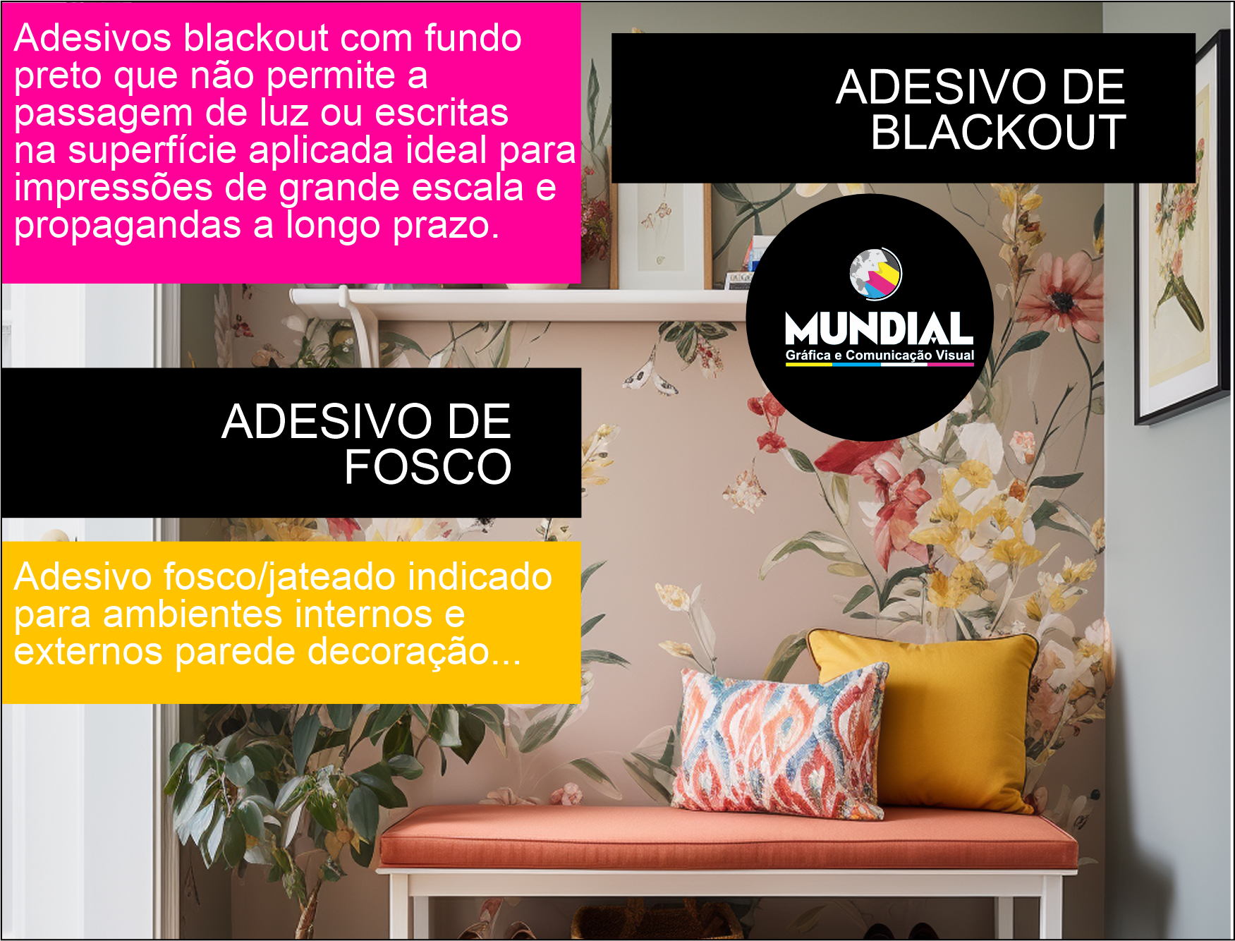 Adesivo Fosco