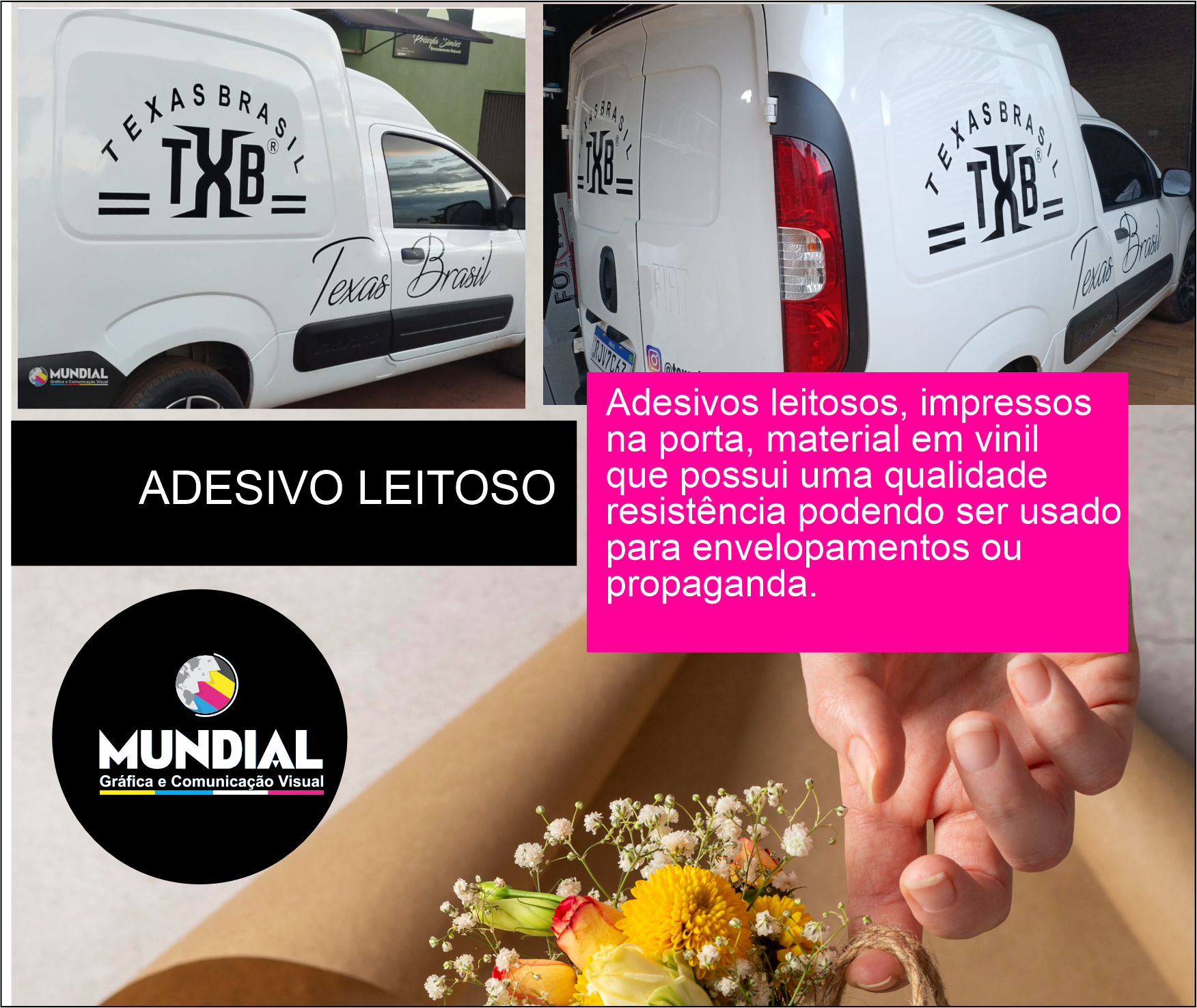 Adesivo Leitoso