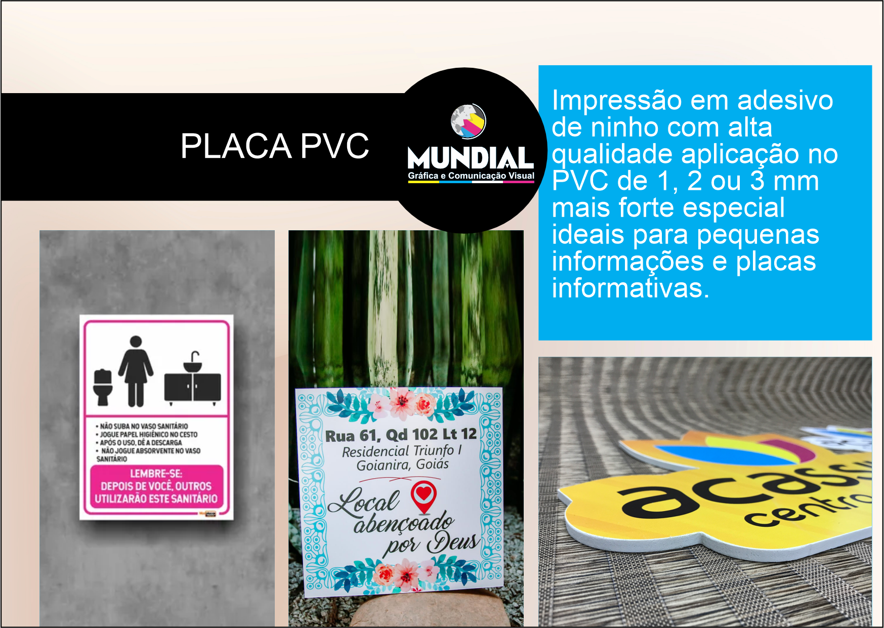 Placa de PVC